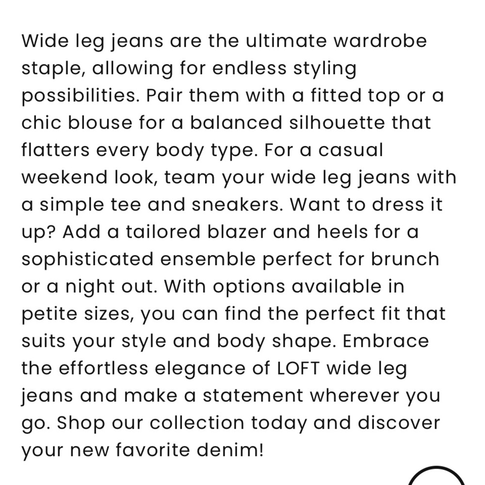 LOFT crop jeans 24/00 - Picture 15 of 15